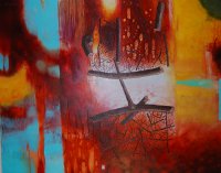 Artūras Braziūnas - „Žaidimas“, drobė-aliejus, 80x100. UAB Rolijona dovana